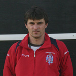 Serbian White Eagles head coach Uros Stamatovic.