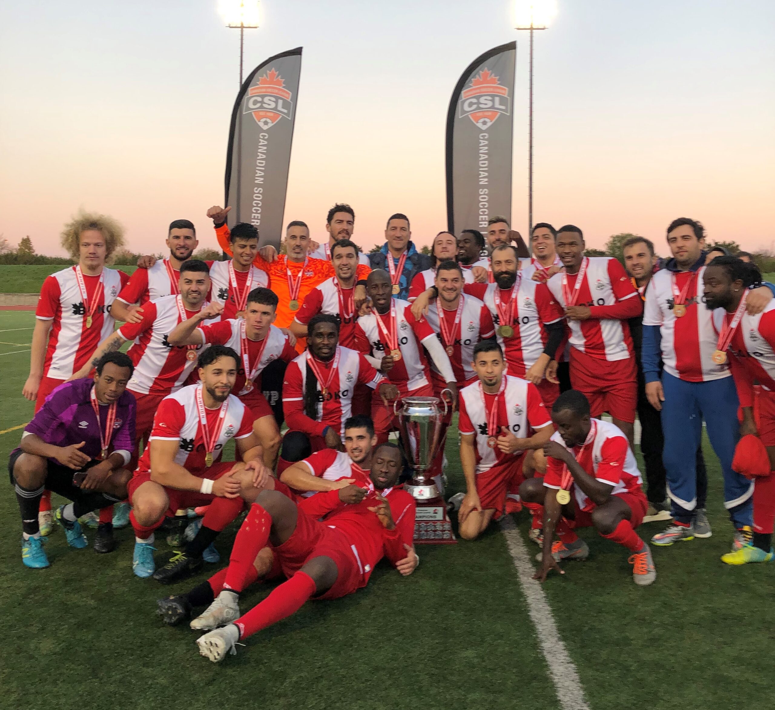 SCARBOROUGH CSL CHAMPIONS…….Decisive 4-1 victory over FC Vorkuta